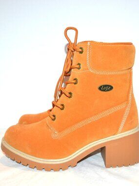 Lugz Combat Boots Clove Heeled Chunky